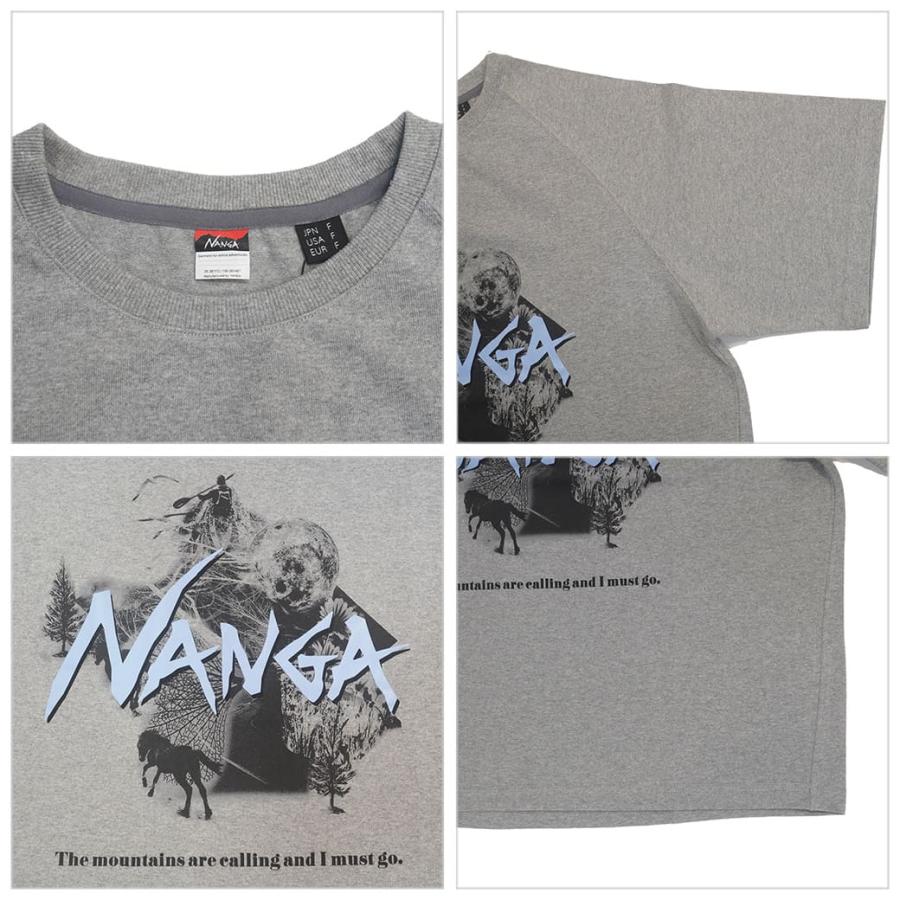 NANGA ECO HYBRID ECHO TEE (UNISEX) 半袖 アウトドア キャンプ Tシャツ カットソー ギフトにおすすめ｜selectzakkamu｜07