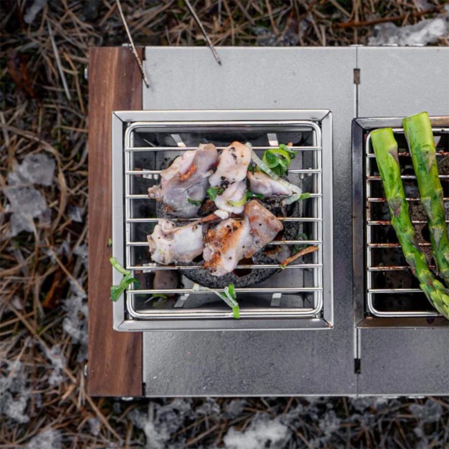 Mt.SUMI パーフェクトグリル マイクロ (スクエア) PerfectGrill micro (square) 折りたたみ式バーベキューグリル ワンタッチ | Mt.SUMI | 06