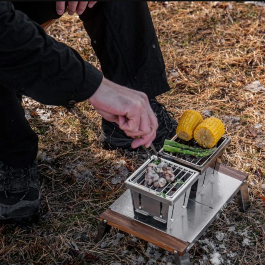 Mt.SUMI パーフェクトグリル マイクロ (スクエア) PerfectGrill micro (square) 折りたたみ式バーベキューグリル ワンタッチ | Mt.SUMI | 07