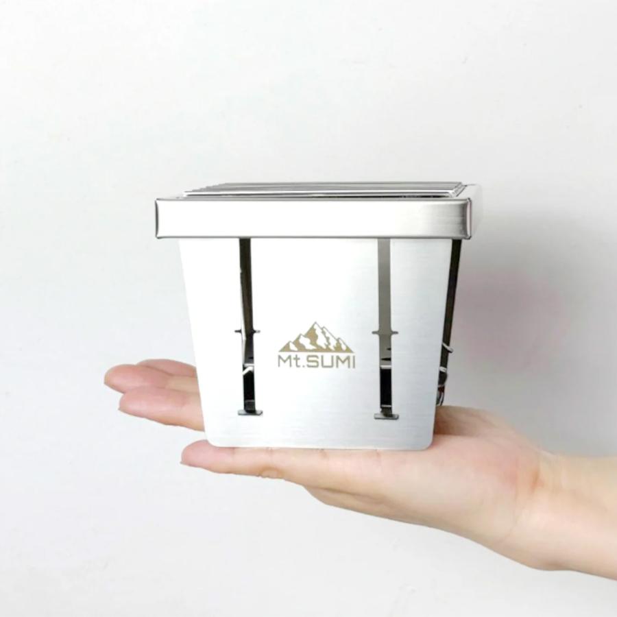 Mt.SUMI パーフェクトグリル マイクロ (スクエア) PerfectGrill micro (square) 折りたたみ式バーベキューグリル ワンタッチ | Mt.SUMI | 08