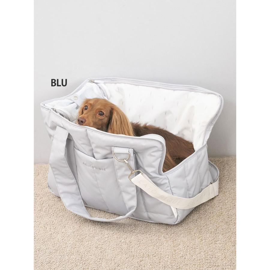 gelato pique（ジェラートピケ） CAT&DOG キルティングキャリーバック