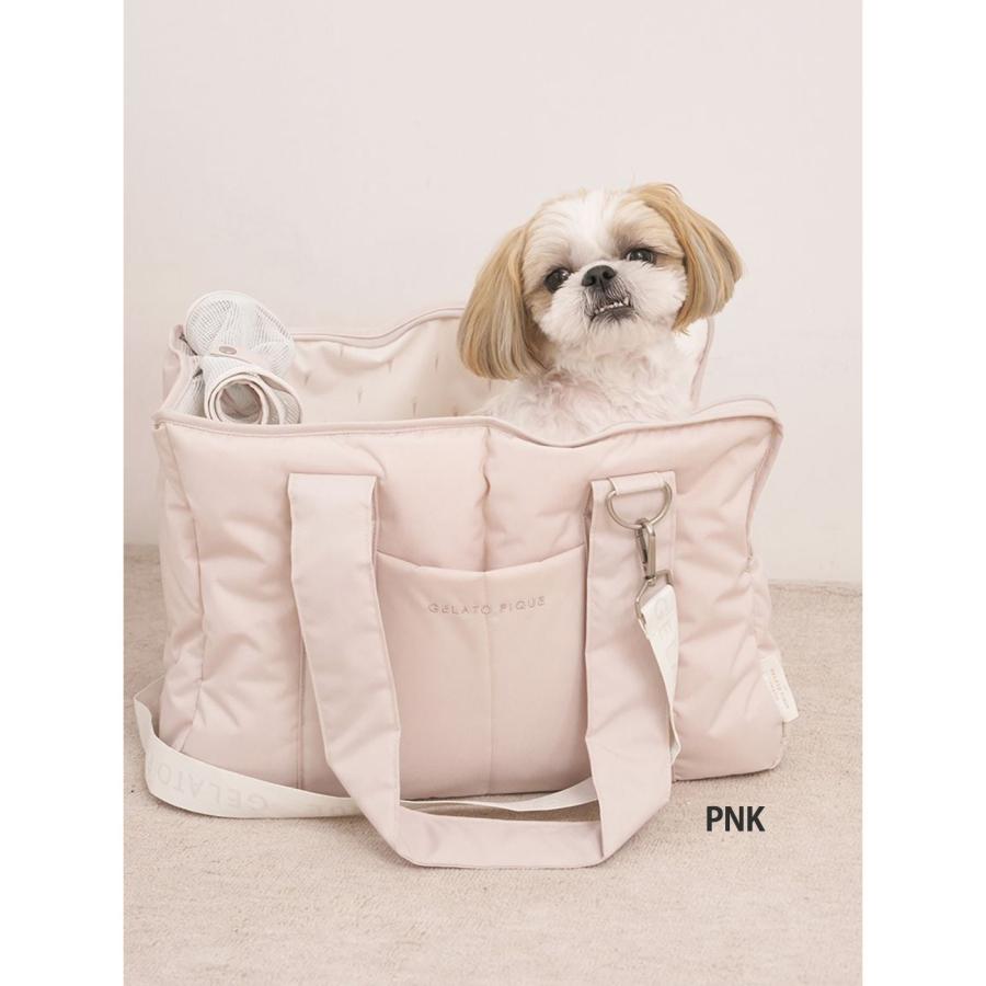 gelato pique（ジェラートピケ） CAT&DOG キルティングキャリーバック