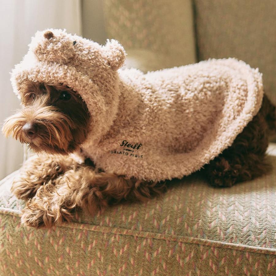 ジェラートピケ Steiff CAT&DOG Jimmyケープ pagg245596 ジェラピケ 