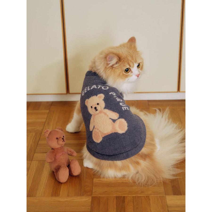 gelato pique ジェラートピケ CAT&DOG ベアジャガードプルオーバー