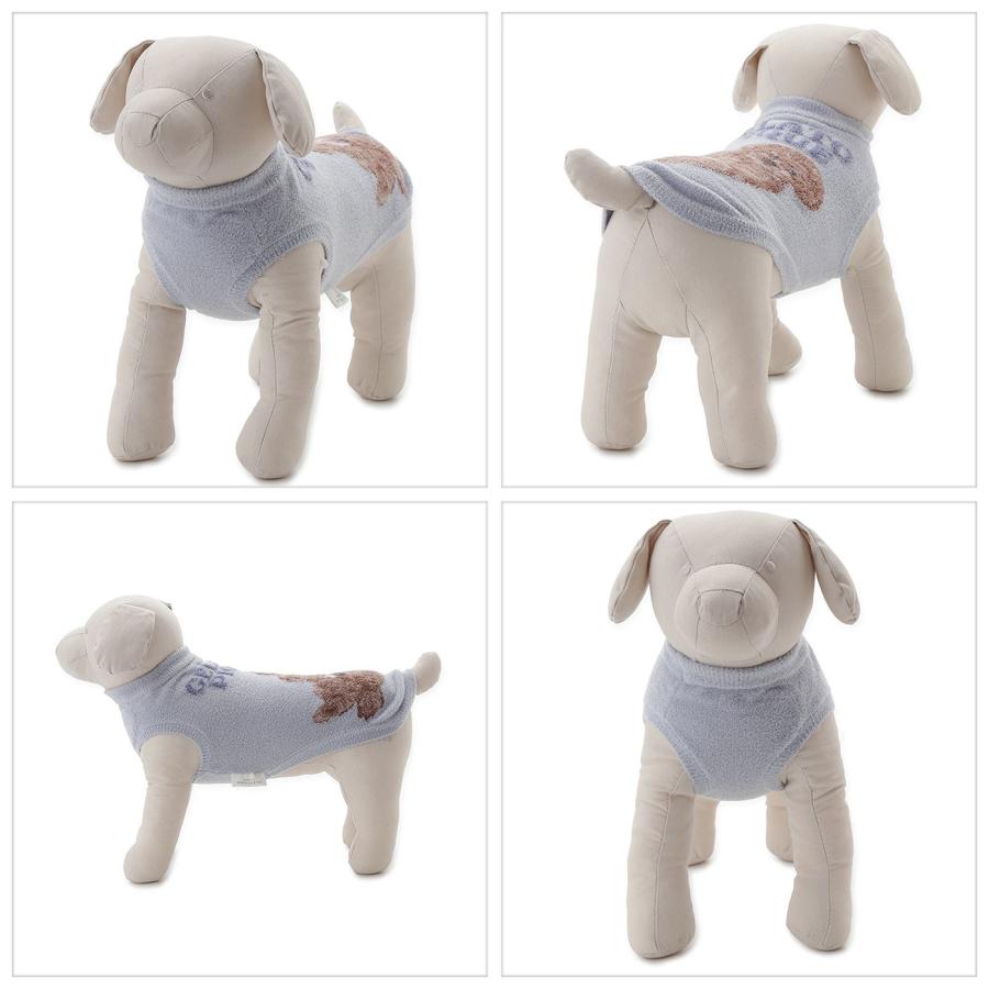 【新品未使用】ジェラートピケ　ドッグジャガードプルオーバー（CRM）ポメラニアン gelato pique（ジェラートピケ） CAT&DOG ドッグジャガードプル