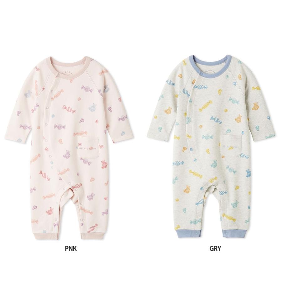 gelato pique（ジェラートピケ） ベビー BABY キャンディ柄ロンパース