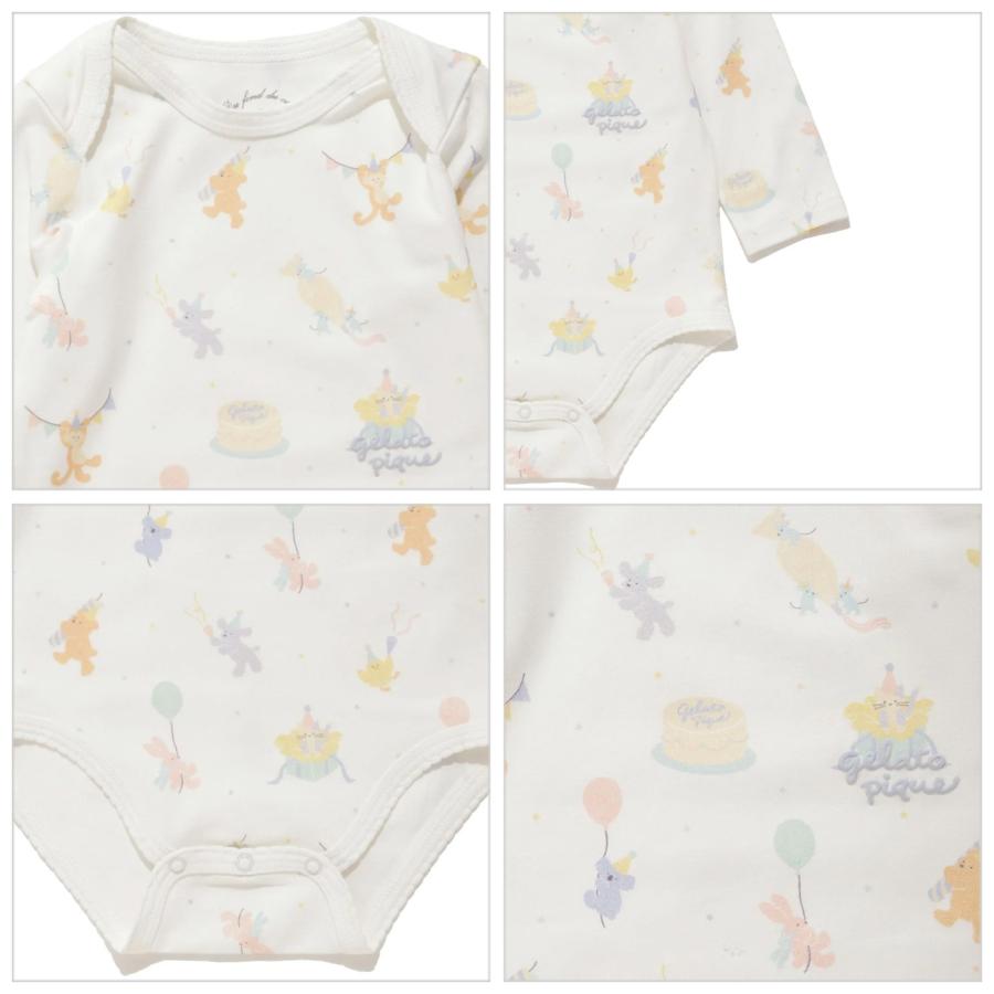[ジェラート ピケ] BABYスタイ PBGG259106 RED F BABY半袖ロンパース PBCO259086 RED 70 gelato pique（ジェラートピケ） ベビー BABY 長袖ボディスーツ