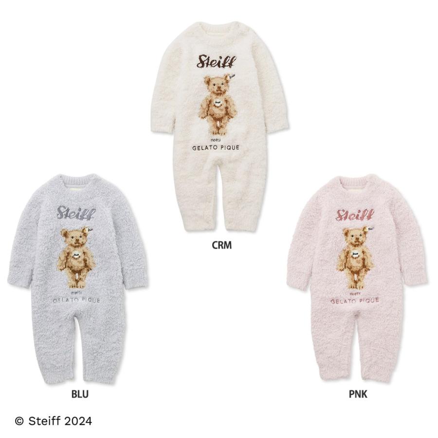 大人気　即完売品　ジェラートピケ　シュタイフ　ロンパース　80 新品 gelato pique SALE30%OFF ジェラートピケ ベビー Steiff BABY