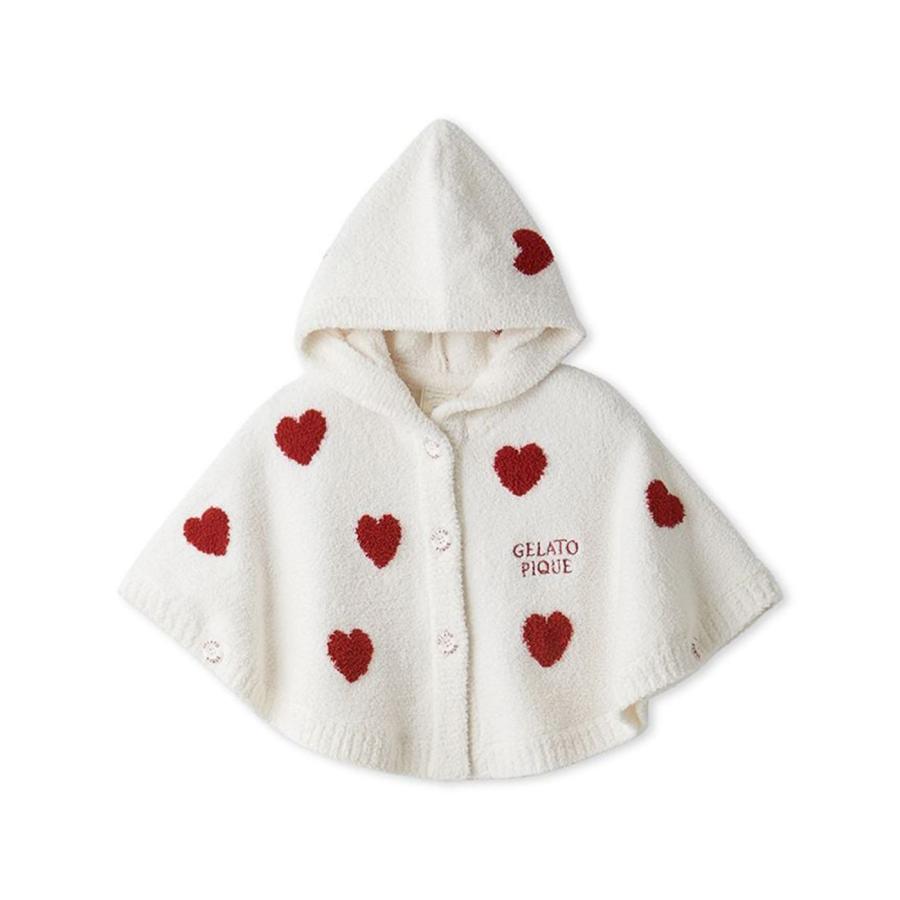 gelato pique ジェラートピケ ベビー BABY エアリーモコハートポンチョ