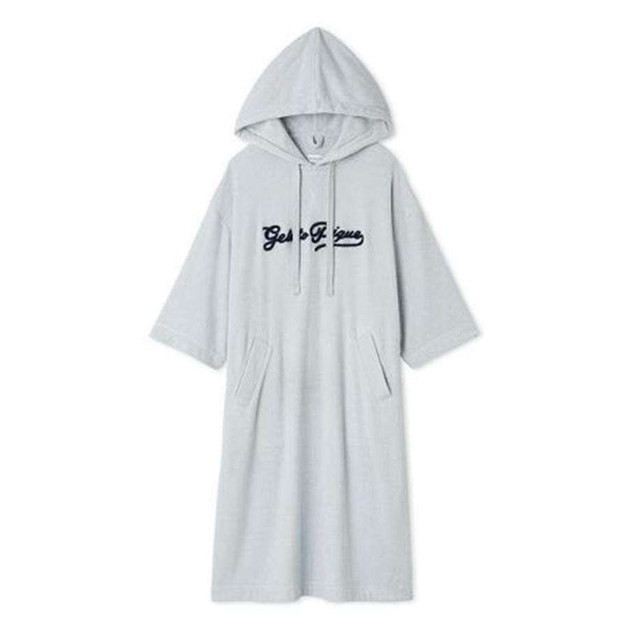 ポンチ スウェット/ ジェラピケ gelato pique ジェラートピケ オム パイルロゴ刺繍ポンチョ