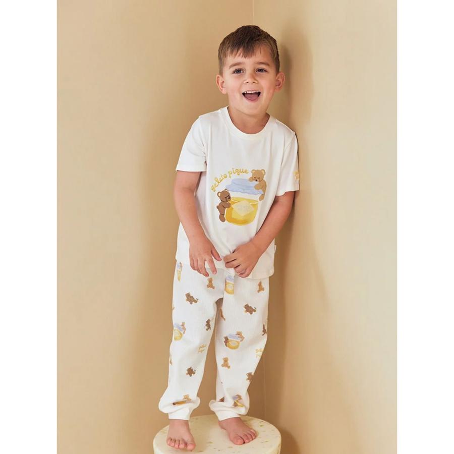 タグ付き　ジェラピケ　はちみつベアTシャツセット　フリーサイズ　100 gelato pique（ジェラートピケ） SALE30%OFF キッズ KIDS はちみつベア