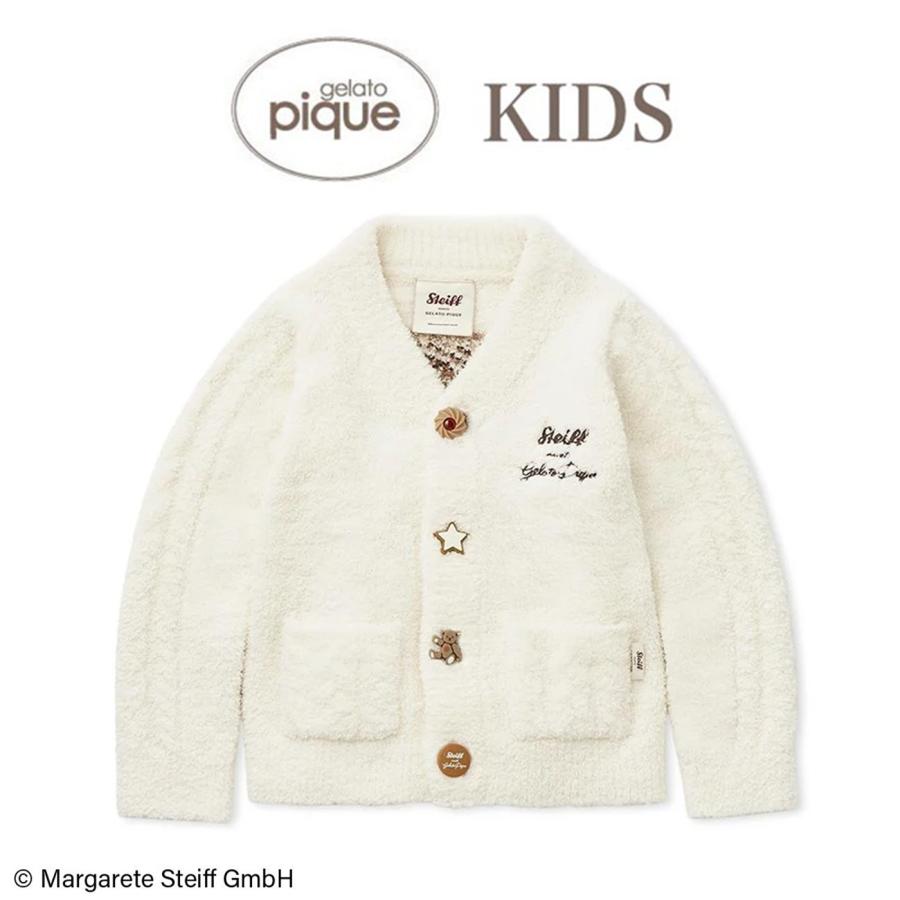 gelato pique（ジェラートピケ） キッズ KIDS Steiff パウダー