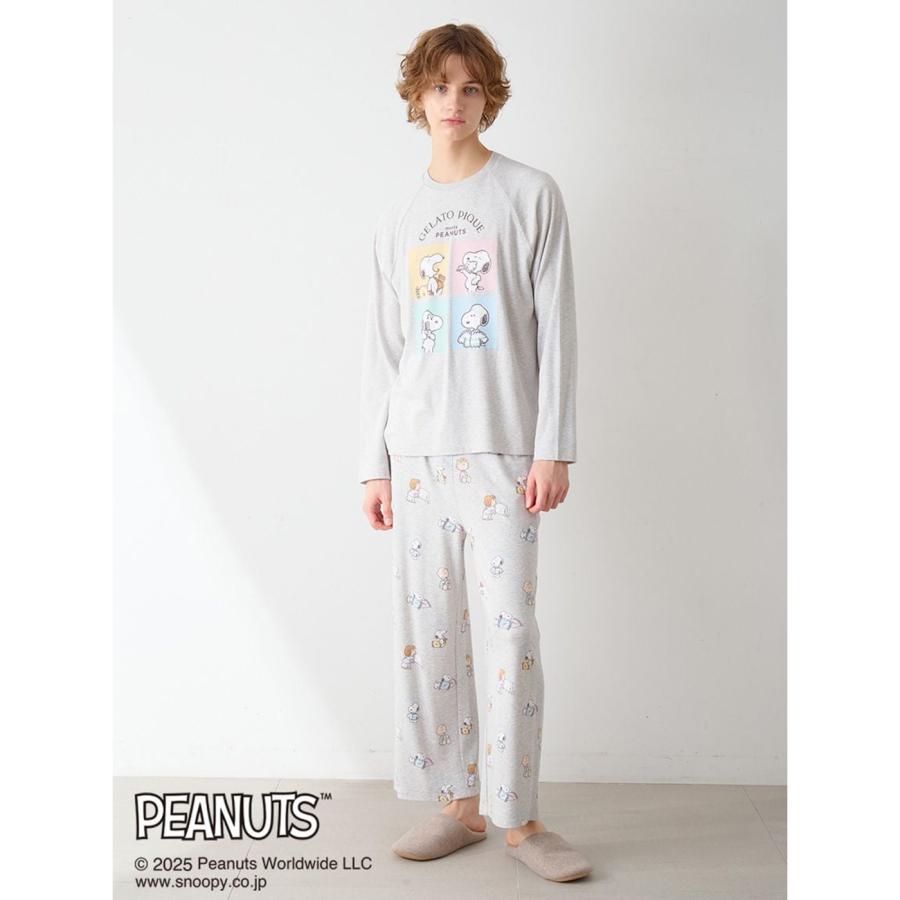 gelato pique（ジェラートピケ） オム PEANUTS オリジナルアート 総柄