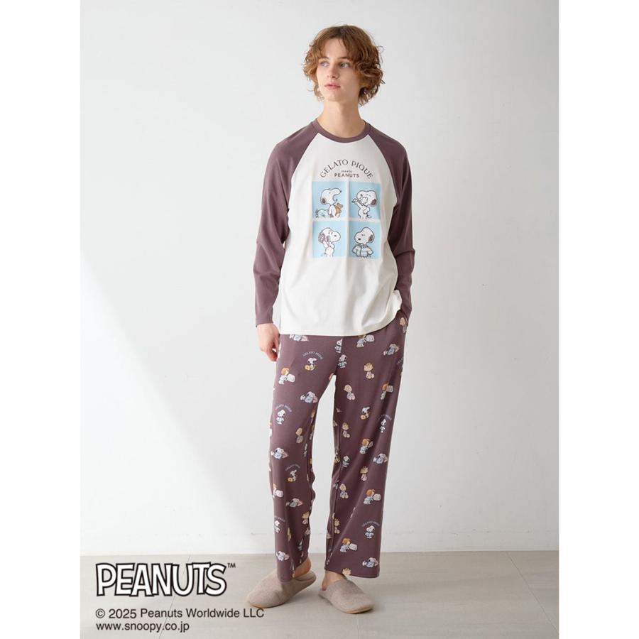 gelato pique（ジェラートピケ） オム PEANUTS オリジナルアート 総柄