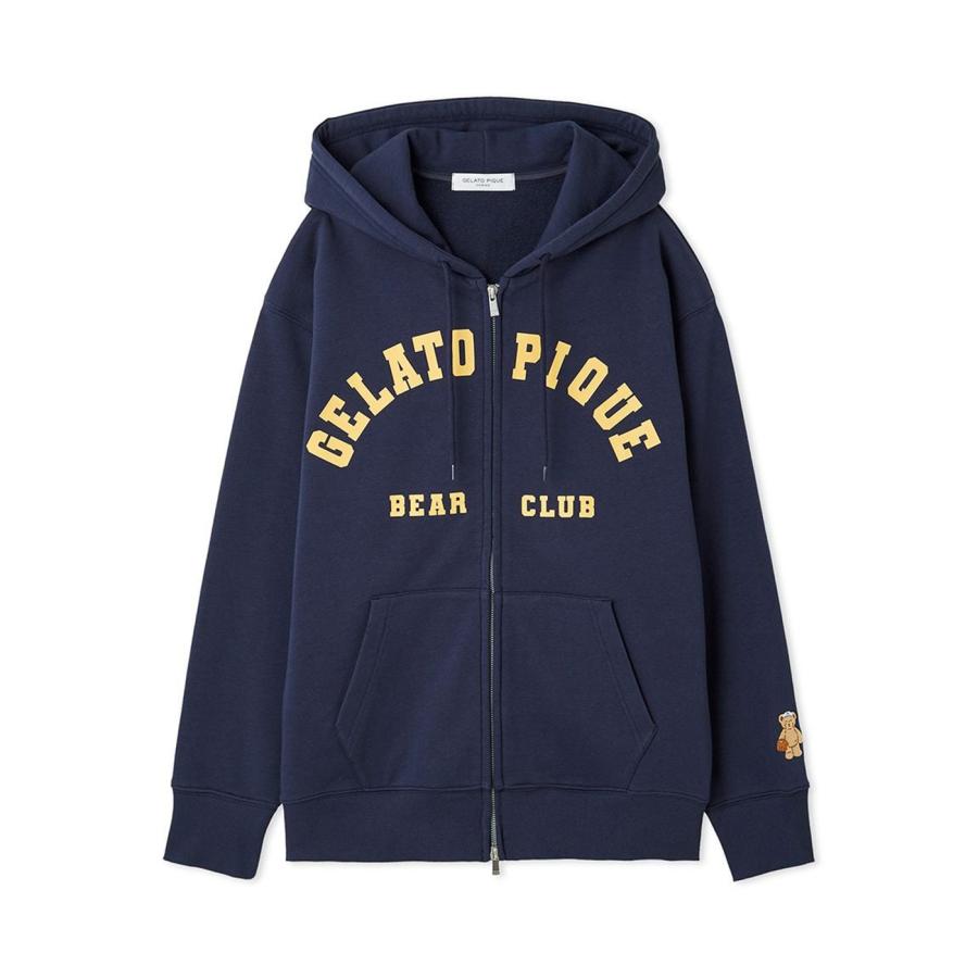 gelato pique（ジェラートピケ） オム スポーティベア裏毛パーカー