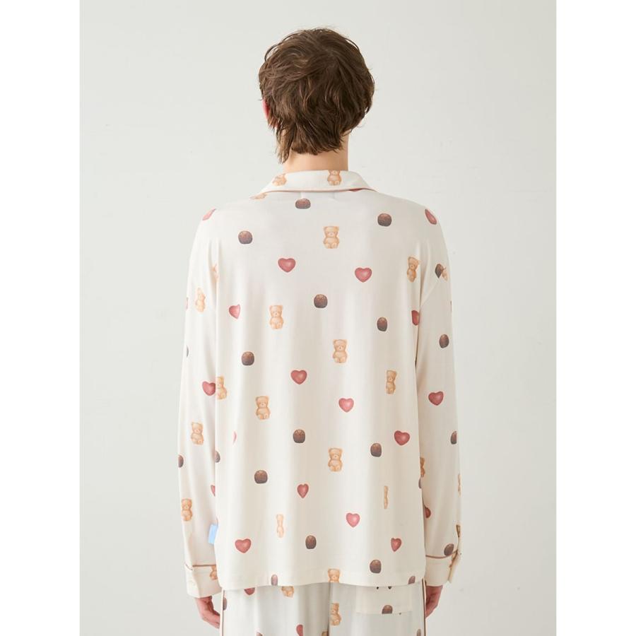gelato pique（ジェラートピケ） オム Valentine 総柄シャツ&ロング