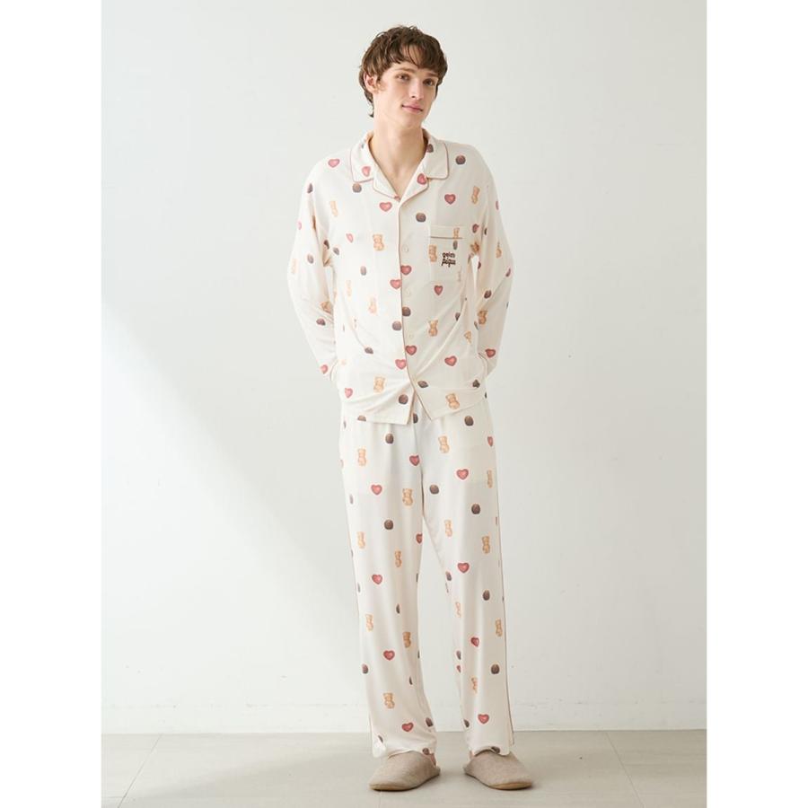 gelato pique（ジェラートピケ） オム Valentine 総柄シャツ&ロング