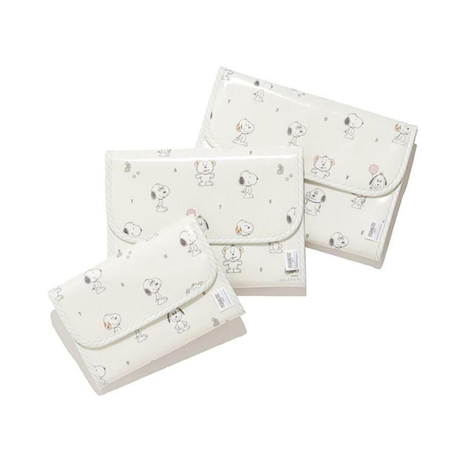 gelato pique（ジェラートピケ） PEANUTS PUPPIES 総柄母子手帳ケースL