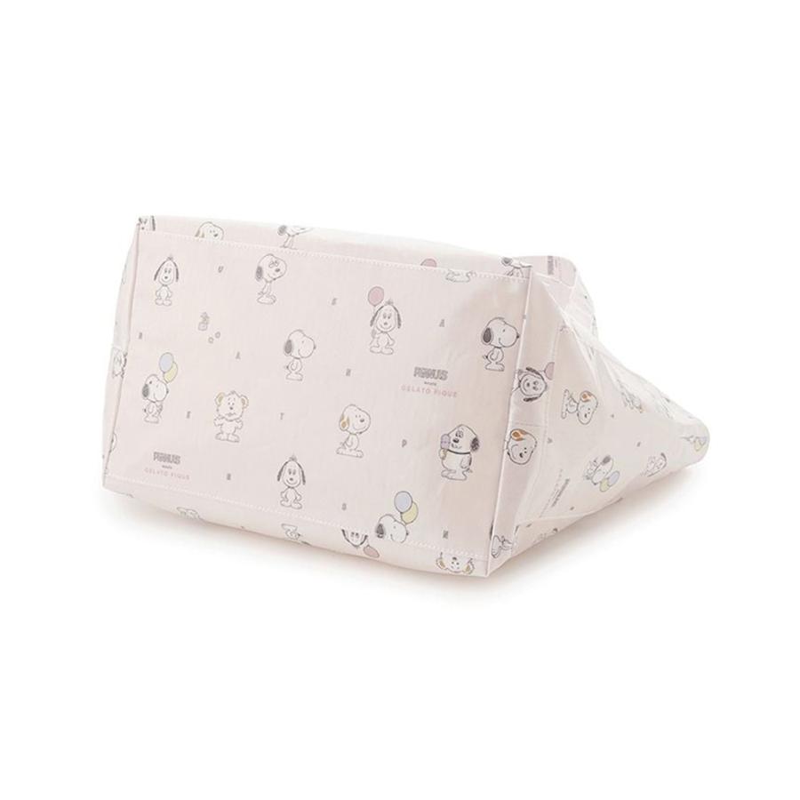 gelato pique（ジェラートピケ） PEANUTS PUPPIES 総柄ママバッグ