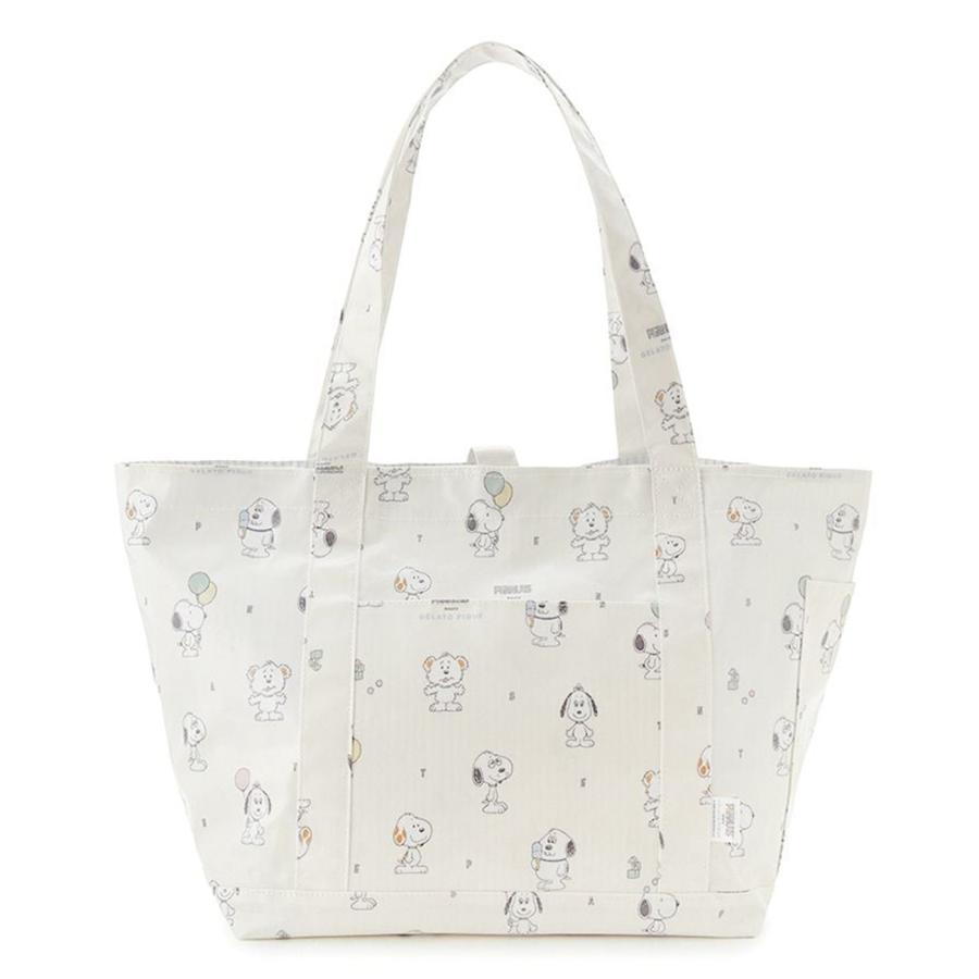gelato pique（ジェラートピケ） PEANUTS PUPPIES 総柄ママバッグ