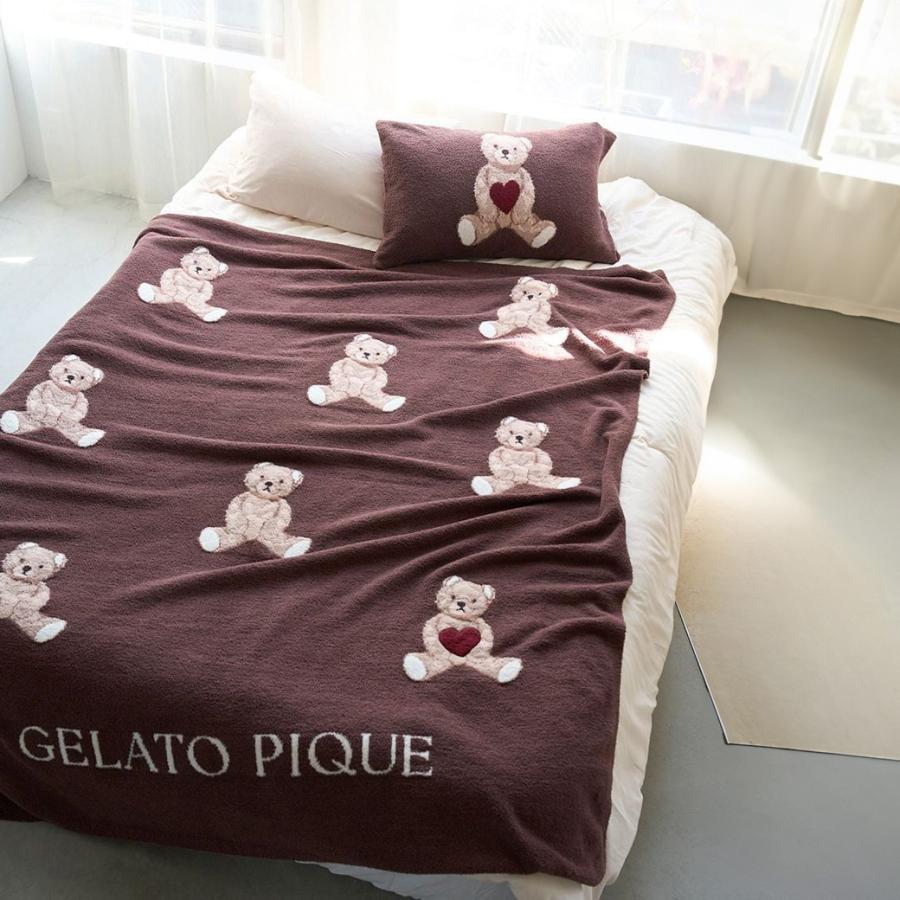 gelato pique ベアジャガードブランケット ＆枕カバー