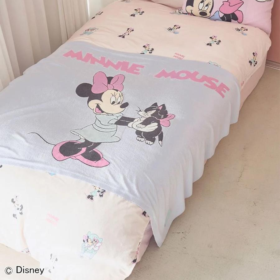 ジェラートピケ ジェラピケ ミニー ハーフケット ブランケット ディズニー gelato pique ジェラートピケ Sleep Mickey&Minnie ジャガード