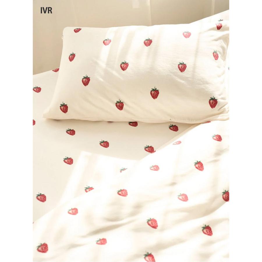 新品 gelato pique sleep ストロベリーモチーフセット シングル