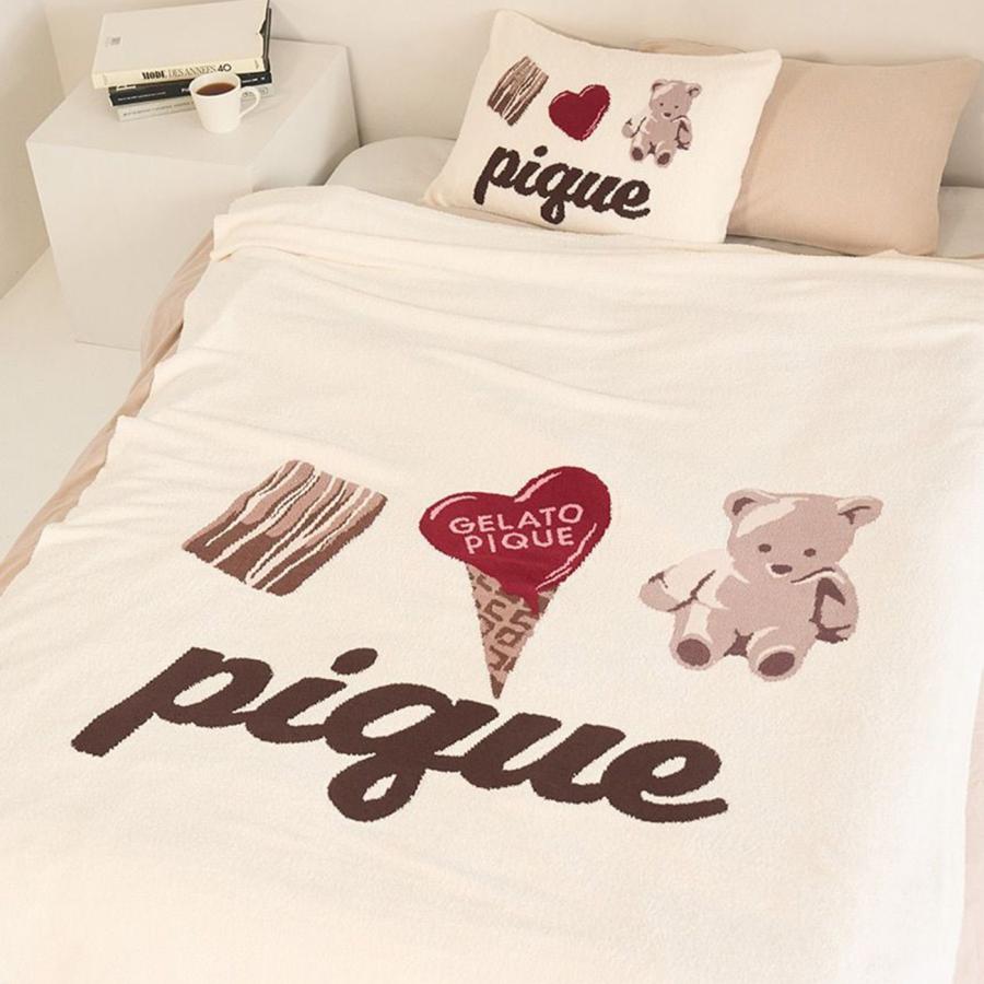 gelato pique（ジェラートピケ） Sleep Valentine ジャガードマルチ