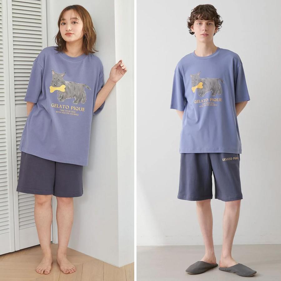 gelato pique ルームウェア Tシャツ ユニセックス ギフトにも◎ gelato pique ジェラートピケ UNISEX ワンポイントTシャツ