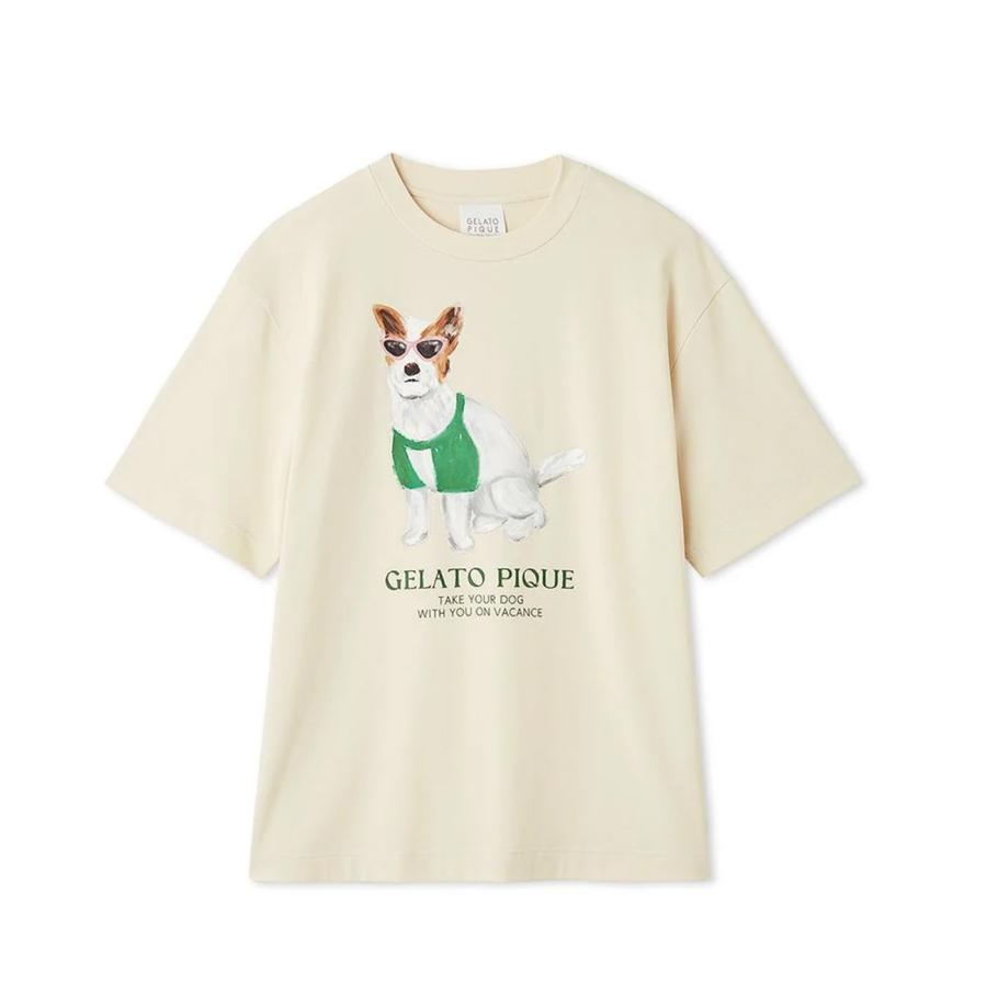 gelato pique ジェラートピケ UNISEX ワンポイントTシャツ