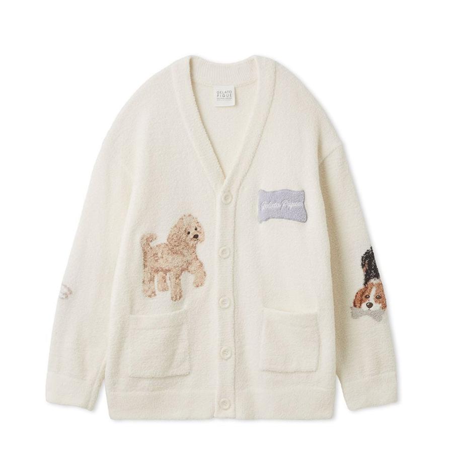 gelato pique（ジェラートピケ） UNISEX エアリーモコプレイフルDOG