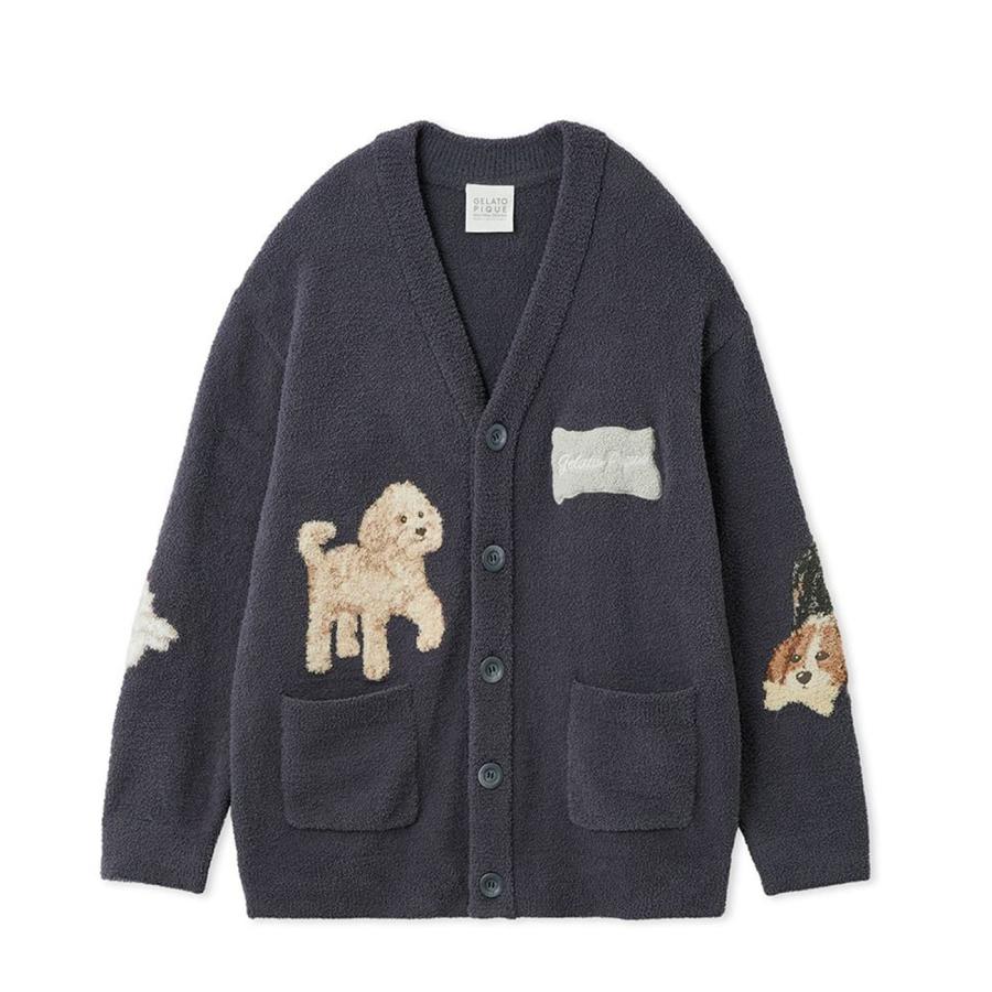 gelato pique（ジェラートピケ） UNISEX エアリーモコプレイフルDOG