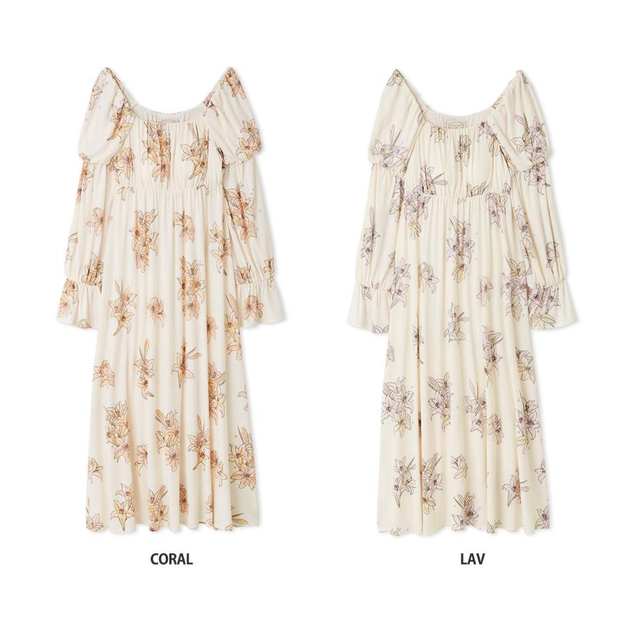 gelato pique（ジェラートピケ） MUCHA リリー柄カップインワンピース