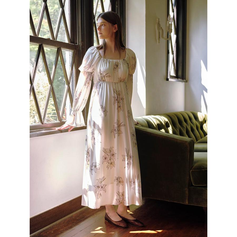 gelato pique（ジェラートピケ） MUCHA リリー柄カップインワンピース