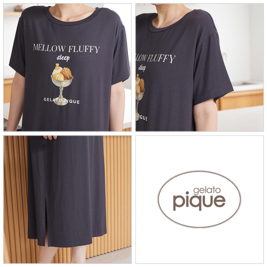 gelato pique（ジェラートピケ） 接触冷感 レーヨンデザートロゴ