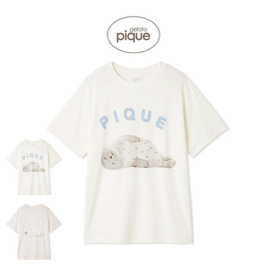 gelato pique ジェラートピケ ルームウェア セット Tシャツ gelato pique ジェラートピケ UNISEX ワンポイントTシャツ