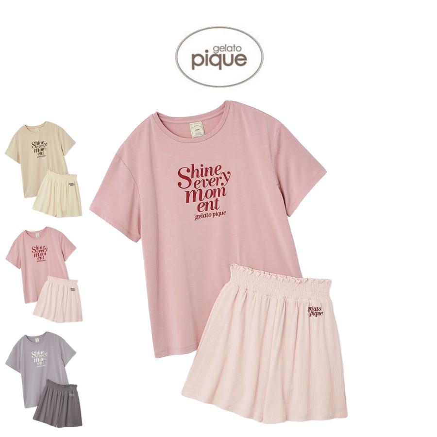 GELATO PIQUE ルームウェア上下セット　新品未使用 すぐ届く☆gelato pique ペアできる♪ ルームウェア 上下セット