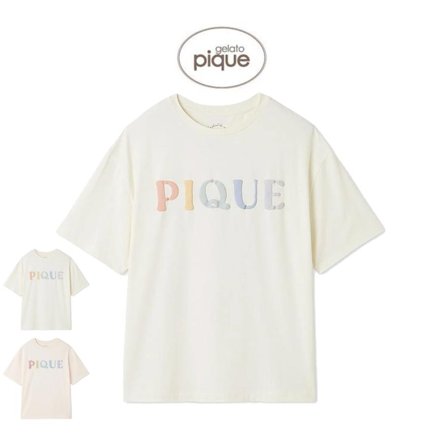 新品未使用 ジェラートピケ ドーナツベアワンポイントTシャツ クリーム gelato pique ジェラートピケ ドーナツベアワンポイントTシャツ