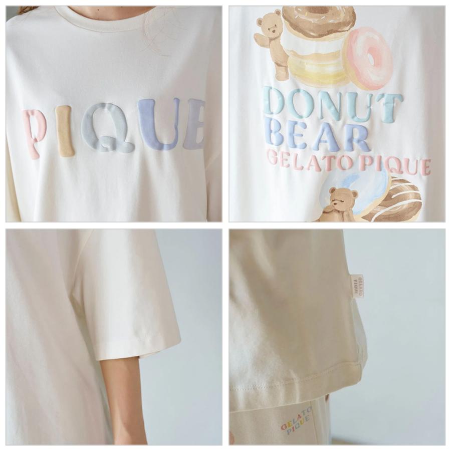 gelato pique ジェラートピケ ドーナツベアワンポイントTシャツ