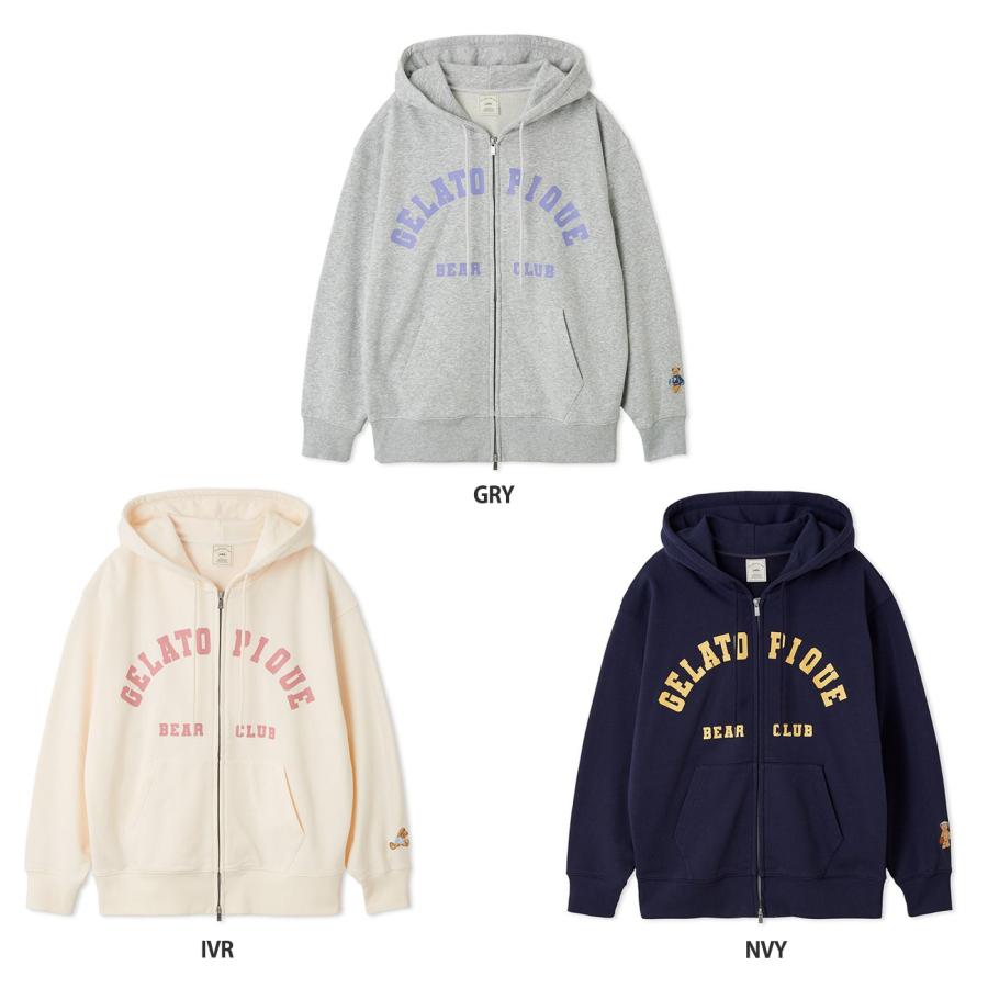 gelato pique（ジェラートピケ） スポーティーベア裏毛パーカー