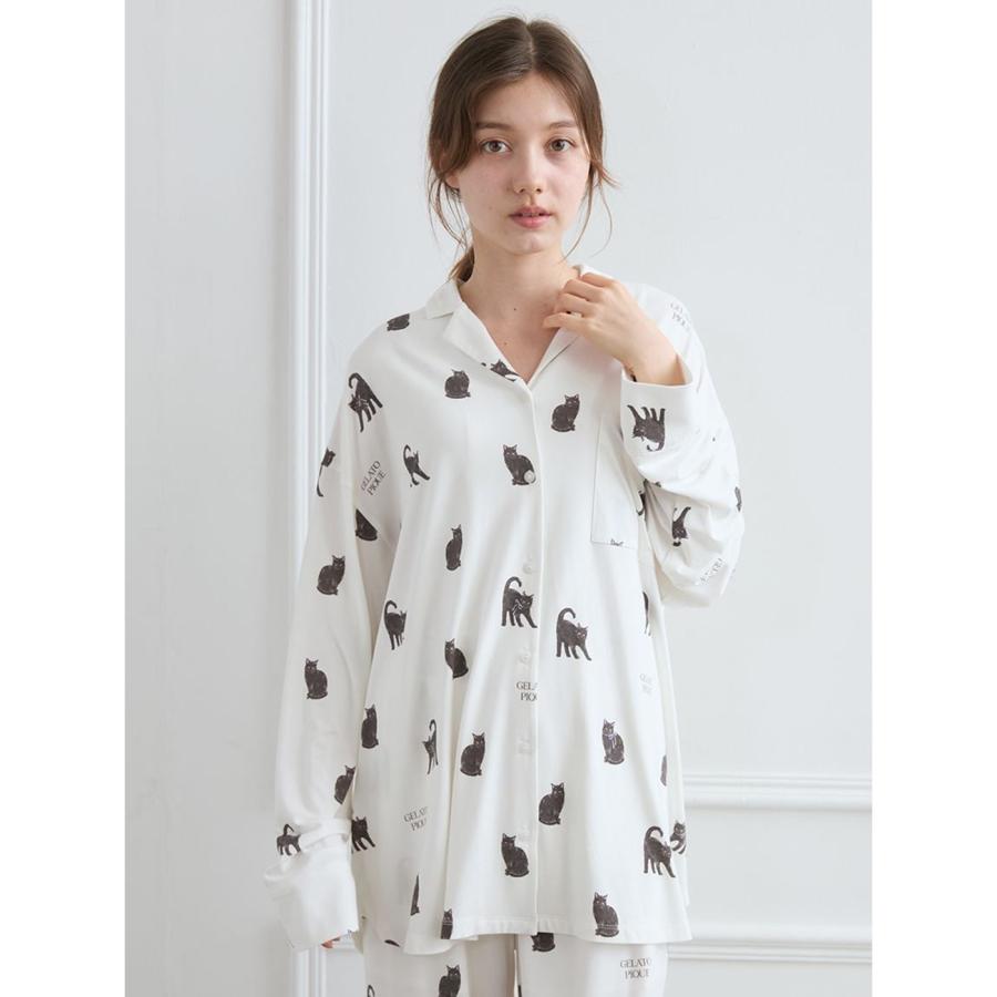 新品タグ付　ルームウェア　シェリーメイ　長袖　ジェラートピケ gelato pique ジェラートピケ シーズー柄ロンT pwct254253 ジェラピケ