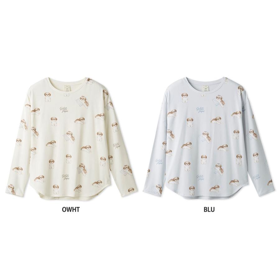 シェリーメイ ジェラートピケ ルームウェア 長袖 スムーズィートリム長袖プルオーバー（ルームウェア/パジャマ