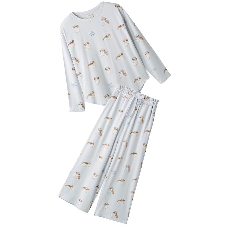 新品【ジェラートピケ】ストロベリーモチーフＴシャツ&ロングパンツ 　上下セット ジェラートピケ オム メンズ セサミストリート モチーフ