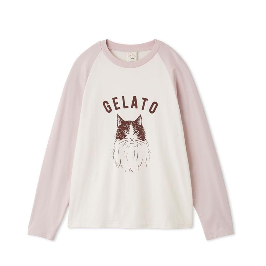 gelato pique ジェラートピケ ワンポイントラグランロンT pwct254274