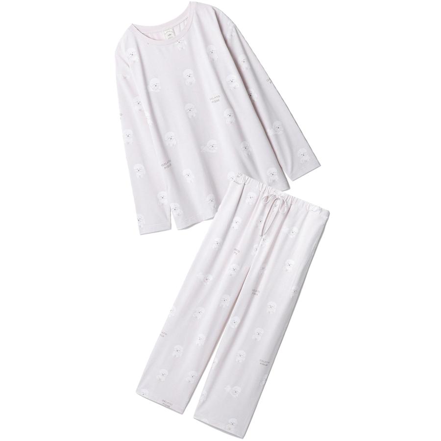 新品タグ ジェラートピケ リボンプルオーバー＆ロングパンツ 上下セット ジェラートピケ リボンプルオーバー ロングパンツ 香港限定 新品