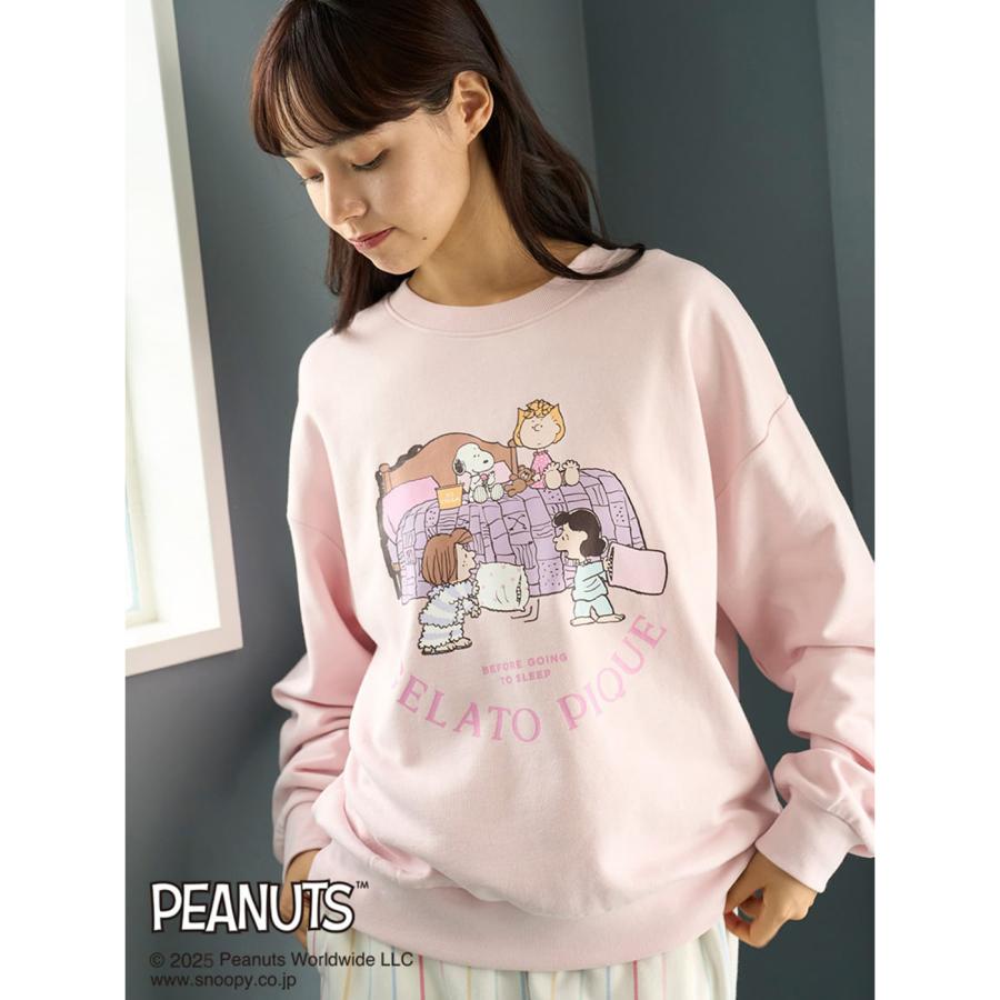【新品未使用】ジェラピケSNOOPY×BEAR ピンク 上下セット gelato pique（ジェラートピケ） gelato pique PEANUTS オリジナル