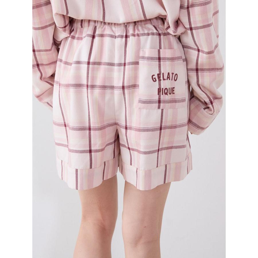 gelato pique ジェラートピケ トレンドチェック柄ショートパンツ