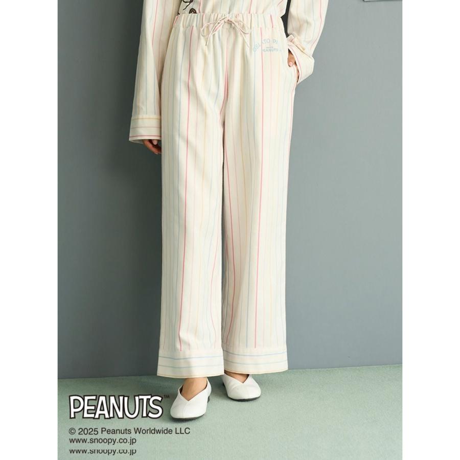 gelato pique（ジェラートピケ） PEANUTS レインボーストライプネル