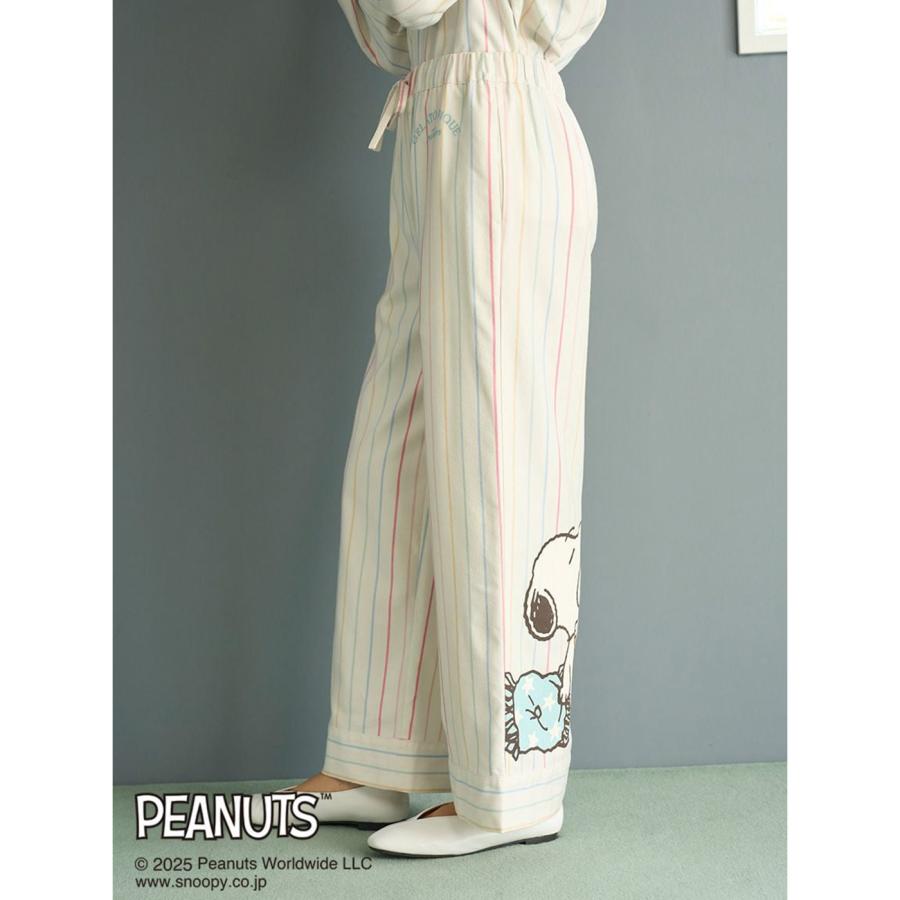 gelato pique（ジェラートピケ） PEANUTS レインボーストライプネル