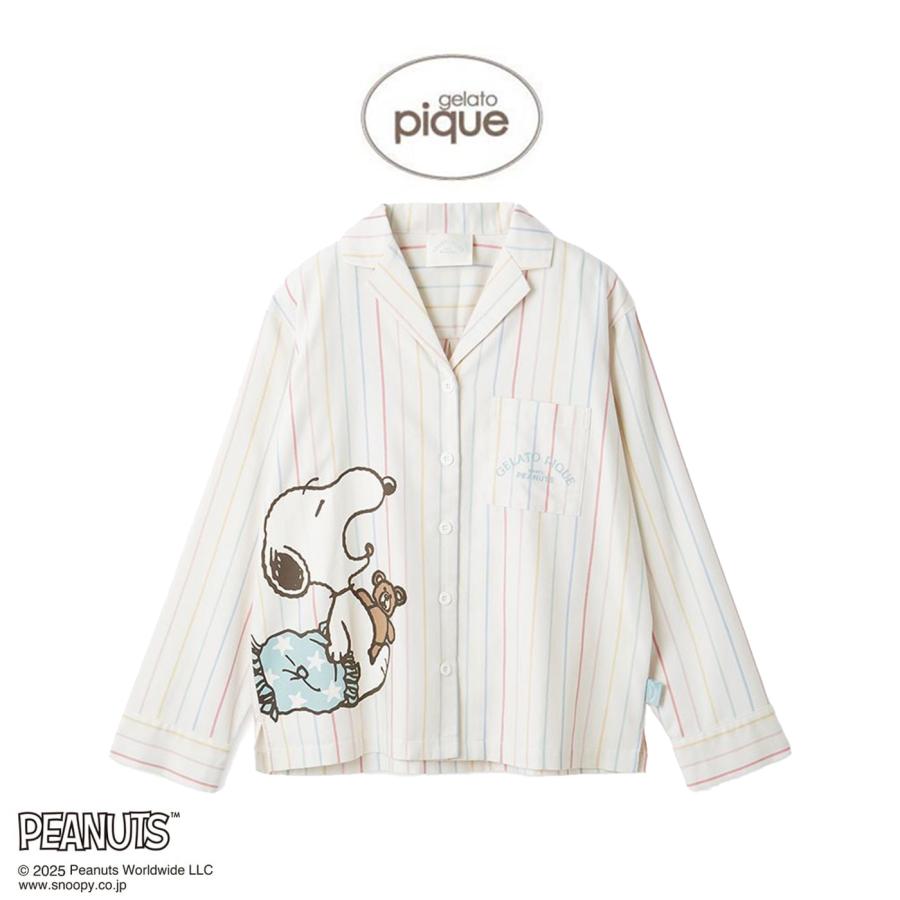 gelato pique ジェラートピケ PEANUTS オリジナルアート レインボー